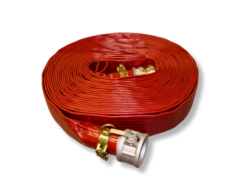 Red Lay flat Hose Kit