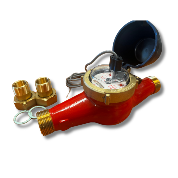 Hot Water Meter + Couplings